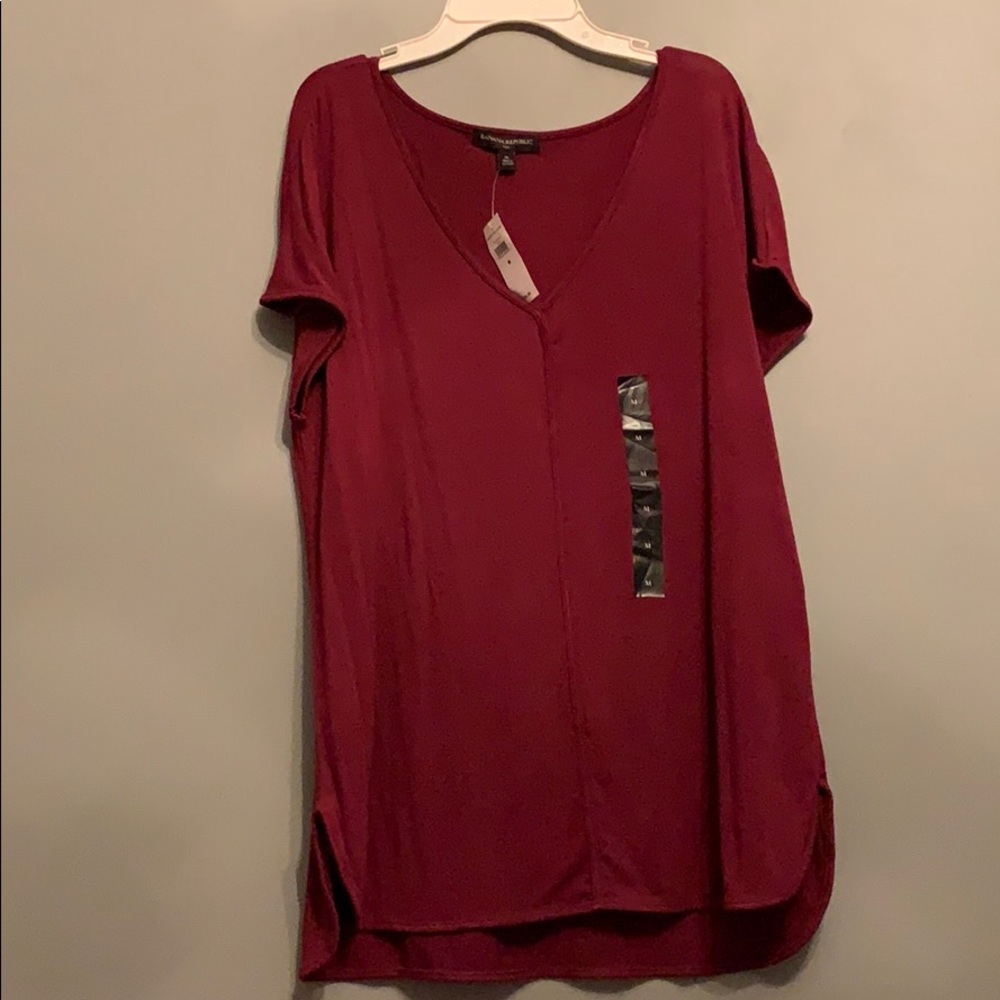 Banana Republic Maroon Shirt